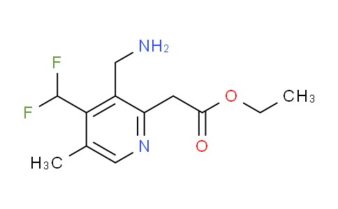 AM47197 | 1361697-06-4 | Ethyl 3-(aminomethyl)-4-(difluoromethyl)-5-methylpyridine-2-acetate