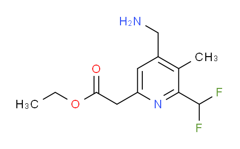 AM47208 | 1361769-00-7 | Ethyl 4-(aminomethyl)-2-(difluoromethyl)-3-methylpyridine-6-acetate