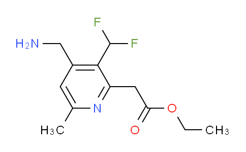 AM47217 | 1361832-42-9 | Ethyl 4-(aminomethyl)-3-(difluoromethyl)-6-methylpyridine-2-acetate