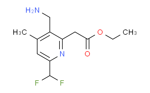 AM47222 | 1361698-51-2 | Ethyl 3-(aminomethyl)-6-(difluoromethyl)-4-methylpyridine-2-acetate