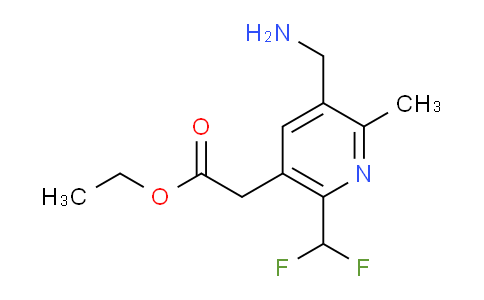 AM47223 | 1361734-47-5 | Ethyl 3-(aminomethyl)-6-(difluoromethyl)-2-methylpyridine-5-acetate
