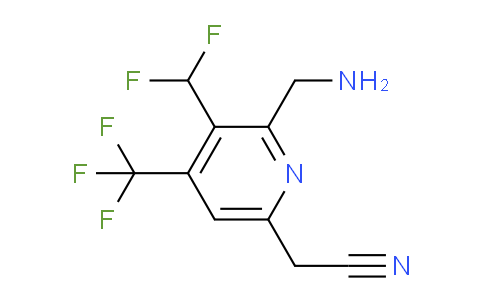 AM47226 | 1361464-57-4 | 2-(Aminomethyl)-3-(difluoromethyl)-4-(trifluoromethyl)pyridine-6-acetonitrile