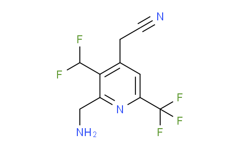 AM47229 | 1361884-29-8 | 2-(Aminomethyl)-3-(difluoromethyl)-6-(trifluoromethyl)pyridine-4-acetonitrile