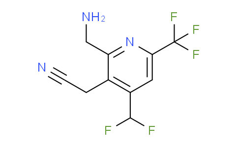 AM47233 | 1361819-69-3 | 2-(Aminomethyl)-4-(difluoromethyl)-6-(trifluoromethyl)pyridine-3-acetonitrile