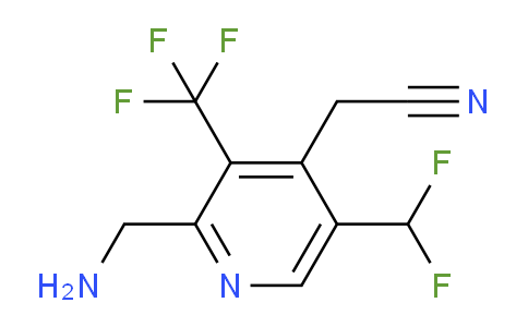 2-(Aminomethyl)-5-(difluoromethyl)-3-(trifluoromethyl)pyridine-4-acetonitrile