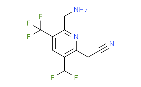 2-(Aminomethyl)-5-(difluoromethyl)-3-(trifluoromethyl)pyridine-6-acetonitrile