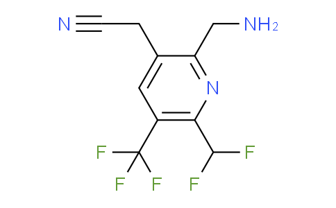 2-(Aminomethyl)-6-(difluoromethyl)-5-(trifluoromethyl)pyridine-3-acetonitrile