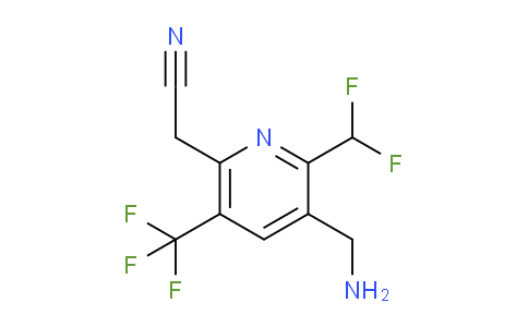 3-(Aminomethyl)-2-(difluoromethyl)-5-(trifluoromethyl)pyridine-6-acetonitrile