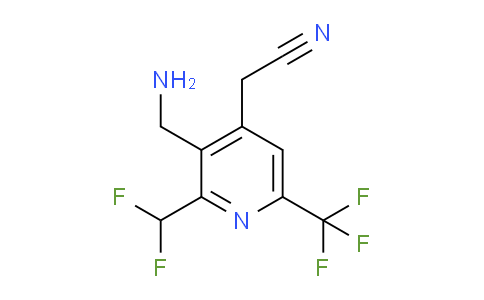 AM47250 | 1361871-55-7 | 3-(Aminomethyl)-2-(difluoromethyl)-6-(trifluoromethyl)pyridine-4-acetonitrile