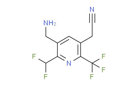 3-(Aminomethyl)-2-(difluoromethyl)-6-(trifluoromethyl)pyridine-5-acetonitrile