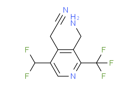 AM47258 | 1361763-32-7 | 3-(Aminomethyl)-5-(difluoromethyl)-2-(trifluoromethyl)pyridine-4-acetonitrile