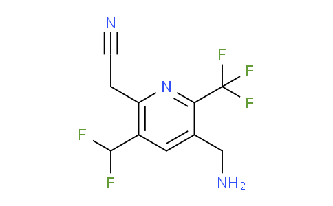 AM47259 | 1361903-30-1 | 3-(Aminomethyl)-5-(difluoromethyl)-2-(trifluoromethyl)pyridine-6-acetonitrile