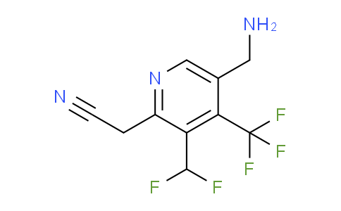 AM47261 | 1361819-83-1 | 5-(Aminomethyl)-3-(difluoromethyl)-4-(trifluoromethyl)pyridine-2-acetonitrile