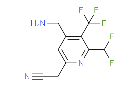 AM47265 | 1361698-68-1 | 4-(Aminomethyl)-2-(difluoromethyl)-3-(trifluoromethyl)pyridine-6-acetonitrile