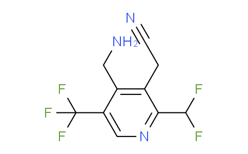 4-(Aminomethyl)-2-(difluoromethyl)-5-(trifluoromethyl)pyridine-3-acetonitrile