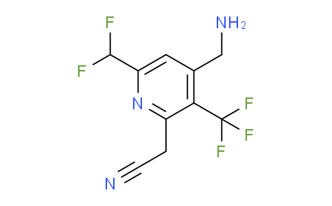 4-(Aminomethyl)-6-(difluoromethyl)-3-(trifluoromethyl)pyridine-2-acetonitrile