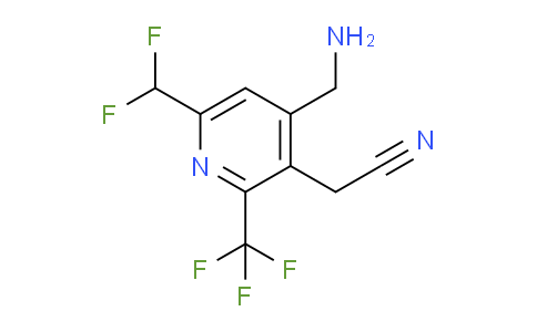 4-(Aminomethyl)-6-(difluoromethyl)-2-(trifluoromethyl)pyridine-3-acetonitrile