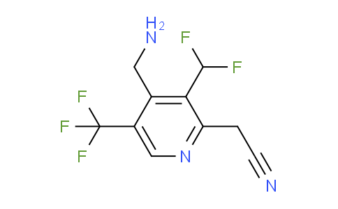 4-(Aminomethyl)-3-(difluoromethyl)-5-(trifluoromethyl)pyridine-2-acetonitrile