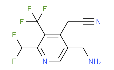AM47276 | 1361847-76-8 | 5-(Aminomethyl)-2-(difluoromethyl)-3-(trifluoromethyl)pyridine-4-acetonitrile
