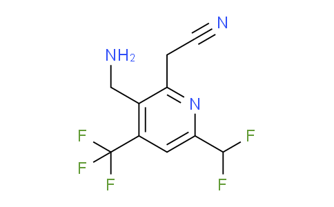 AM47279 | 1361903-40-3 | 3-(Aminomethyl)-6-(difluoromethyl)-4-(trifluoromethyl)pyridine-2-acetonitrile