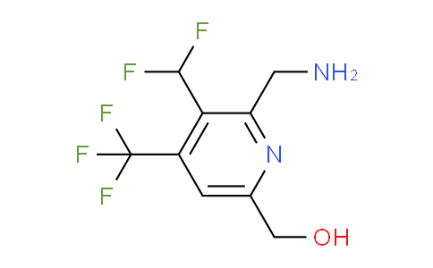 2-(Aminomethyl)-3-(difluoromethyl)-4-(trifluoromethyl)pyridine-6-methanol