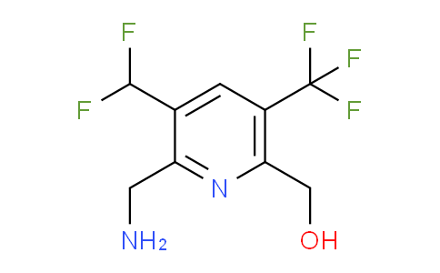 2-(Aminomethyl)-3-(difluoromethyl)-5-(trifluoromethyl)pyridine-6-methanol