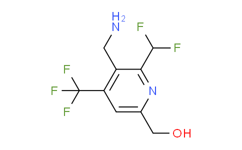 3-(Aminomethyl)-2-(difluoromethyl)-4-(trifluoromethyl)pyridine-6-methanol
