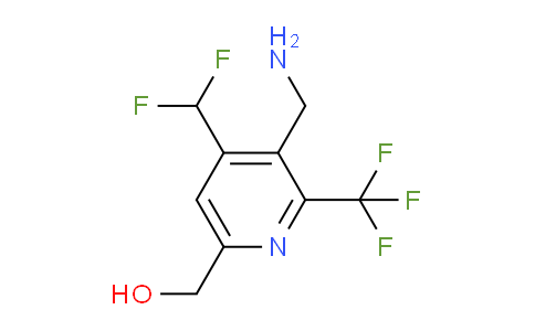 3-(Aminomethyl)-4-(difluoromethyl)-2-(trifluoromethyl)pyridine-6-methanol