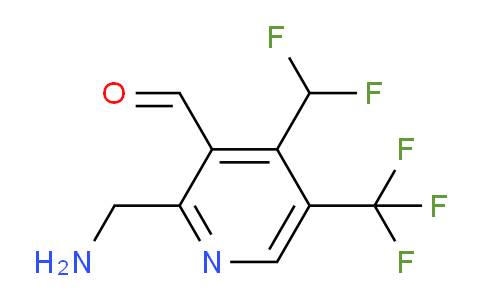 2-(Aminomethyl)-4-(difluoromethyl)-5-(trifluoromethyl)pyridine-3-carboxaldehyde