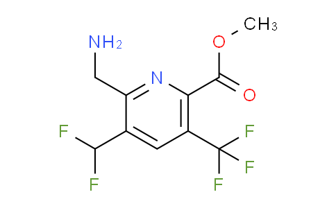 AM47362 | 1361887-27-5 | Methyl 2-(aminomethyl)-3-(difluoromethyl)-5-(trifluoromethyl)pyridine-6-carboxylate