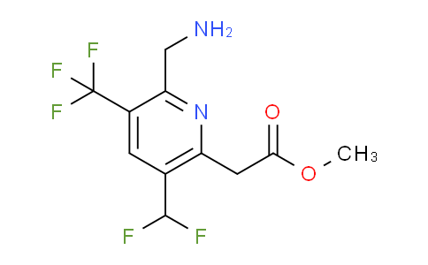 AM47373 | 1361779-79-4 | Methyl 2-(aminomethyl)-5-(difluoromethyl)-3-(trifluoromethyl)pyridine-6-acetate