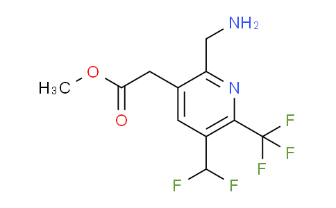 AM47377 | 1361764-82-0 | Methyl 2-(aminomethyl)-5-(difluoromethyl)-6-(trifluoromethyl)pyridine-3-acetate