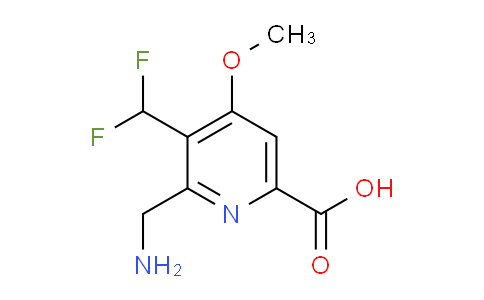 AM47381 | 1361764-55-7 | 2-(Aminomethyl)-3-(difluoromethyl)-4-methoxypyridine-6-carboxylic acid