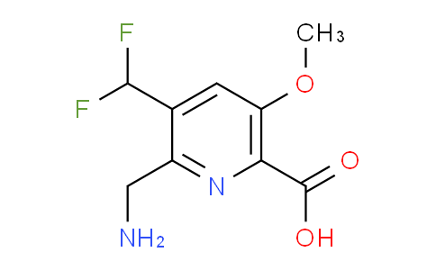 AM47383 | 1361799-10-1 | 2-(Aminomethyl)-3-(difluoromethyl)-5-methoxypyridine-6-carboxylic acid