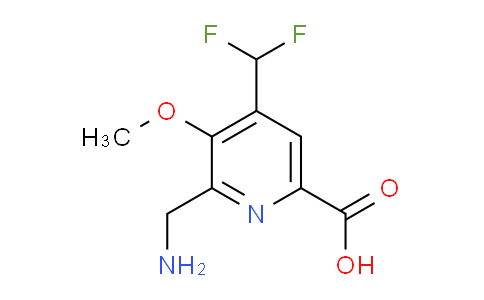AM47387 | 1361732-40-2 | 2-(Aminomethyl)-4-(difluoromethyl)-3-methoxypyridine-6-carboxylic acid