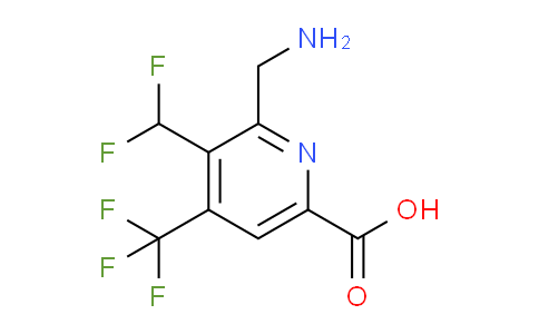 AM47410 | 1361465-35-1 | 2-(Aminomethyl)-3-(difluoromethyl)-4-(trifluoromethyl)pyridine-6-carboxylic acid