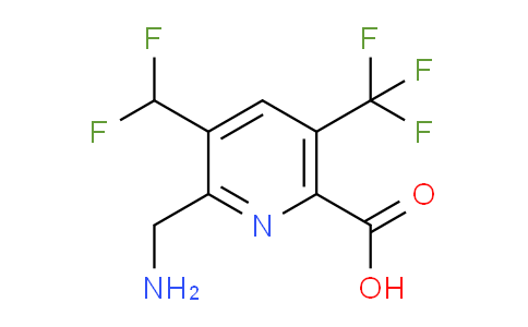 AM47412 | 1361904-00-8 | 2-(Aminomethyl)-3-(difluoromethyl)-5-(trifluoromethyl)pyridine-6-carboxylic acid