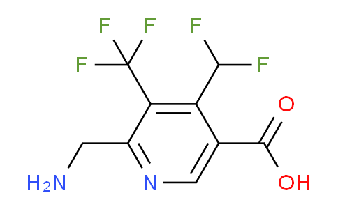 AM47415 | 1361701-24-7 | 2-(Aminomethyl)-4-(difluoromethyl)-3-(trifluoromethyl)pyridine-5-carboxylic acid