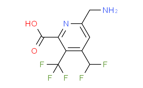AM47418 | 1361699-64-0 | 6-(Aminomethyl)-4-(difluoromethyl)-3-(trifluoromethyl)pyridine-2-carboxylic acid