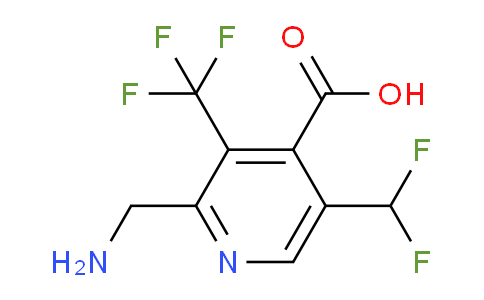 AM47421 | 1361812-15-8 | 2-(Aminomethyl)-5-(difluoromethyl)-3-(trifluoromethyl)pyridine-4-carboxylic acid