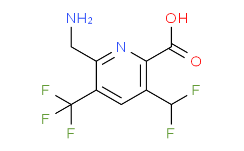 AM47422 | 1361904-05-3 | 2-(Aminomethyl)-5-(difluoromethyl)-3-(trifluoromethyl)pyridine-6-carboxylic acid