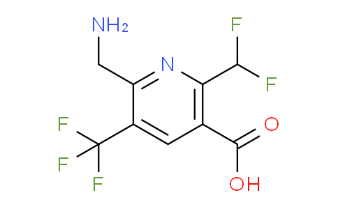 AM47428 | 1361701-31-6 | 2-(Aminomethyl)-6-(difluoromethyl)-3-(trifluoromethyl)pyridine-5-carboxylic acid