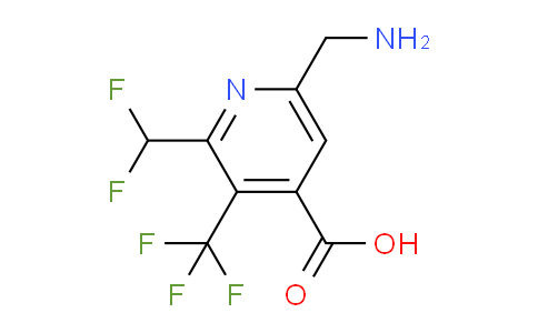 AM47432 | 1361699-67-3 | 6-(Aminomethyl)-2-(difluoromethyl)-3-(trifluoromethyl)pyridine-4-carboxylic acid