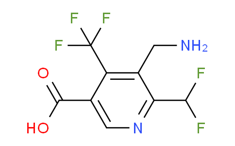AM47433 | 1361764-10-4 | 3-(Aminomethyl)-2-(difluoromethyl)-4-(trifluoromethyl)pyridine-5-carboxylic acid