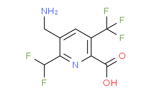 3-(Aminomethyl)-2-(difluoromethyl)-5-(trifluoromethyl)pyridine-6-carboxylic acid