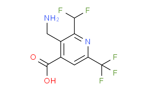 3-(Aminomethyl)-2-(difluoromethyl)-6-(trifluoromethyl)pyridine-4-carboxylic acid