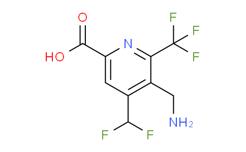 3-(Aminomethyl)-4-(difluoromethyl)-2-(trifluoromethyl)pyridine-6-carboxylic acid