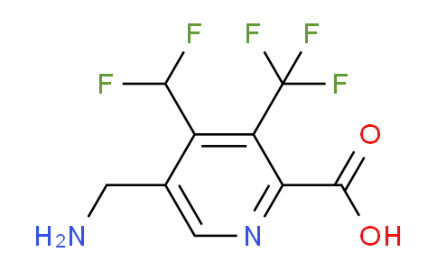 5-(Aminomethyl)-4-(difluoromethyl)-3-(trifluoromethyl)pyridine-2-carboxylic acid