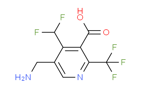 5-(Aminomethyl)-4-(difluoromethyl)-2-(trifluoromethyl)pyridine-3-carboxylic acid