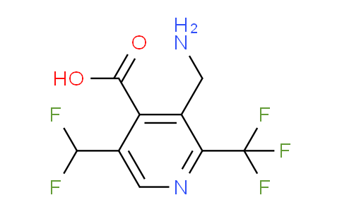 AM47445 | 1361887-17-3 | 3-(Aminomethyl)-5-(difluoromethyl)-2-(trifluoromethyl)pyridine-4-carboxylic acid